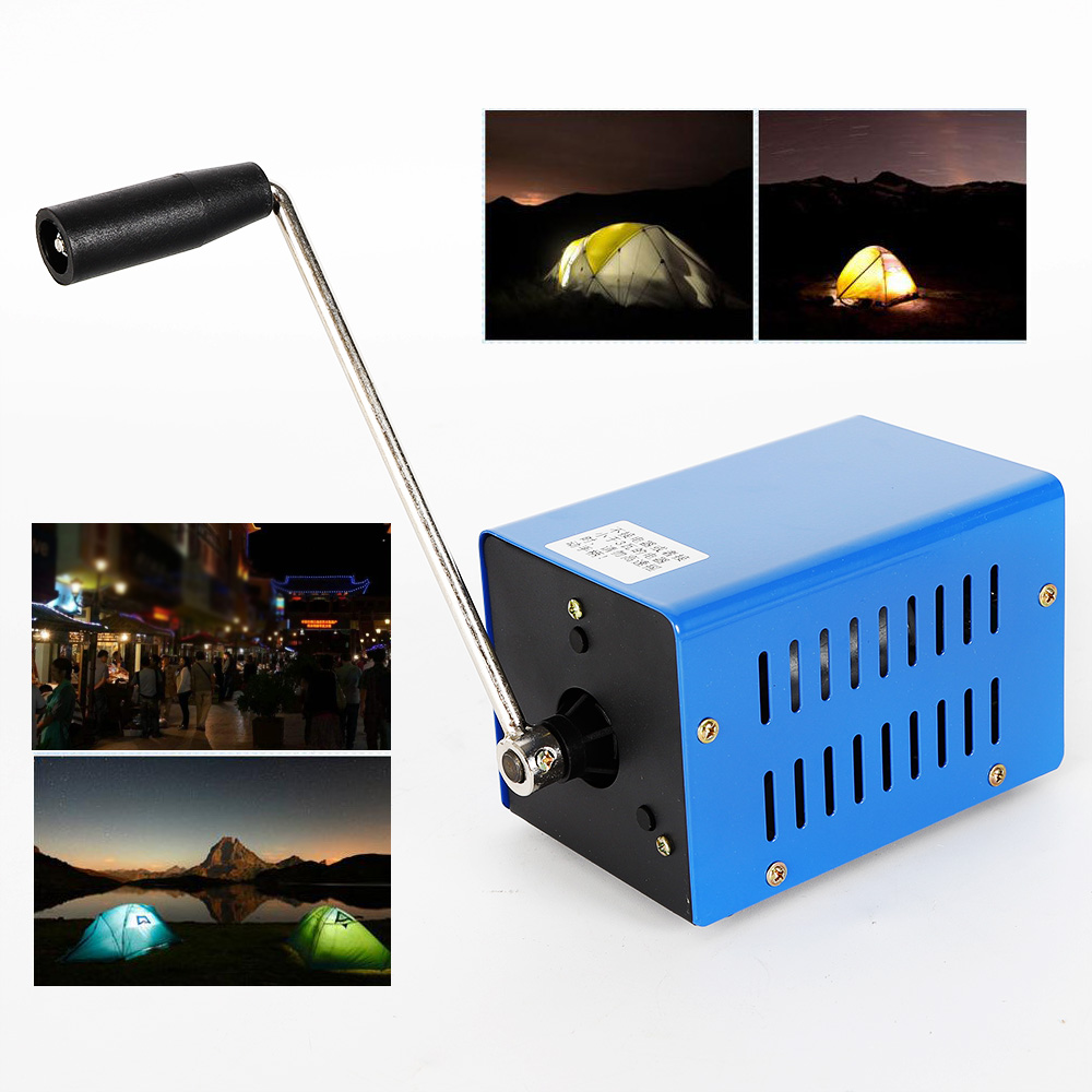 Usb Charger Dynamo - Multifunction Generator 20W Manual Dynamo Hand