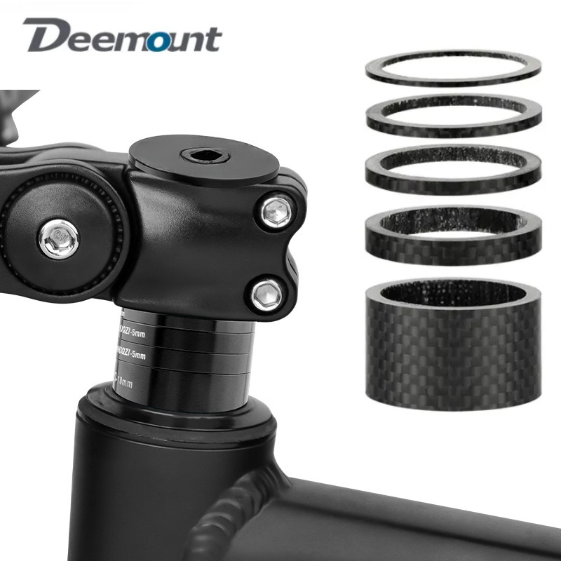 Bell Handlebar Ring - Bicycle Carbon Fiber Spacers for 1-1/8