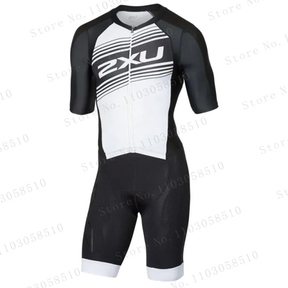 Cycling Commuter Clothing - zxuful Black White Triathlon Suit Men's