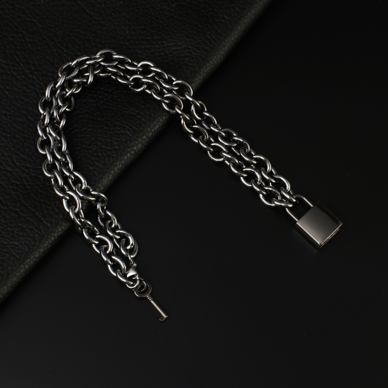 Stainless Steel Lock and Key P - Chain Lock Combination 评论和价格