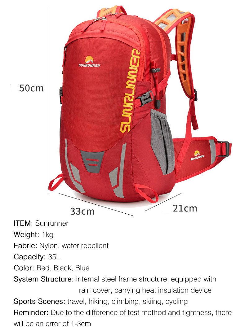 35L Hiking Backpack Bag Large  - Commuting By Bike 评论和价格