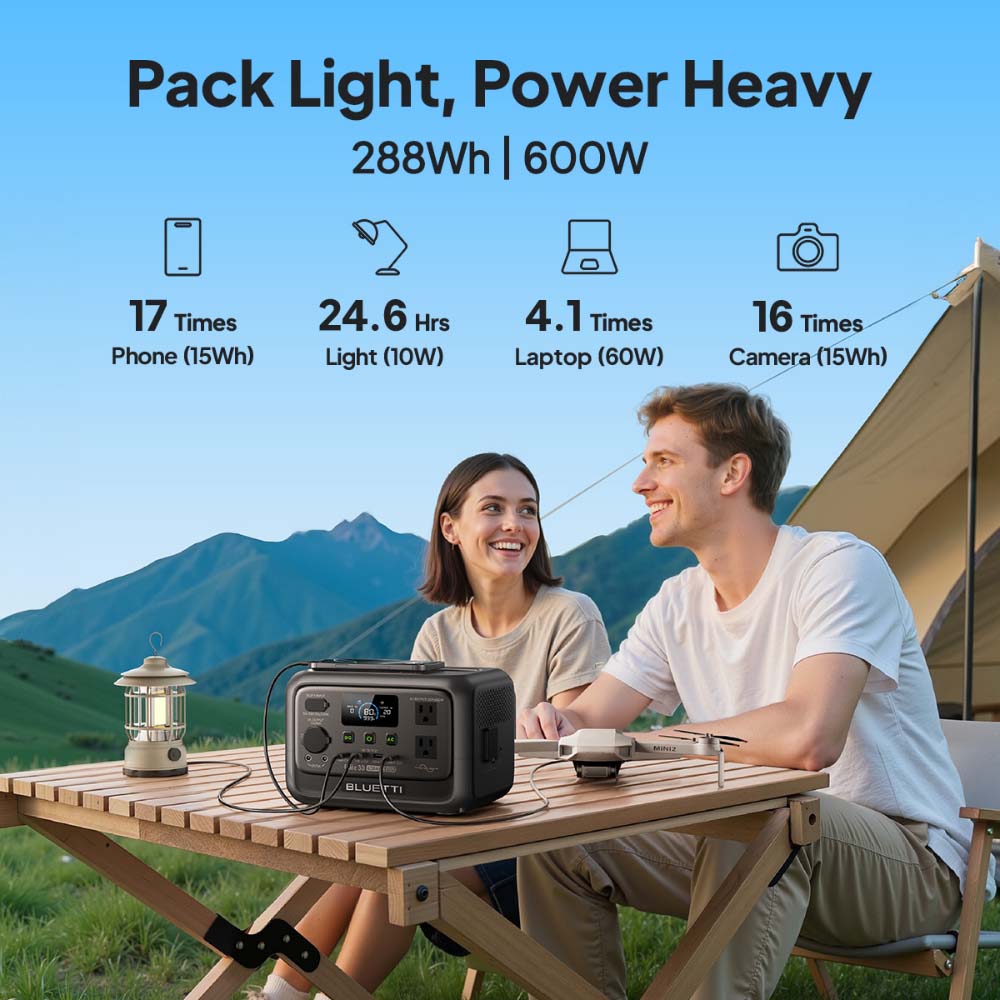 【Renew】BLUETTI Elite 30 V2 Por - Usb Charger Dynamo 评论和价格