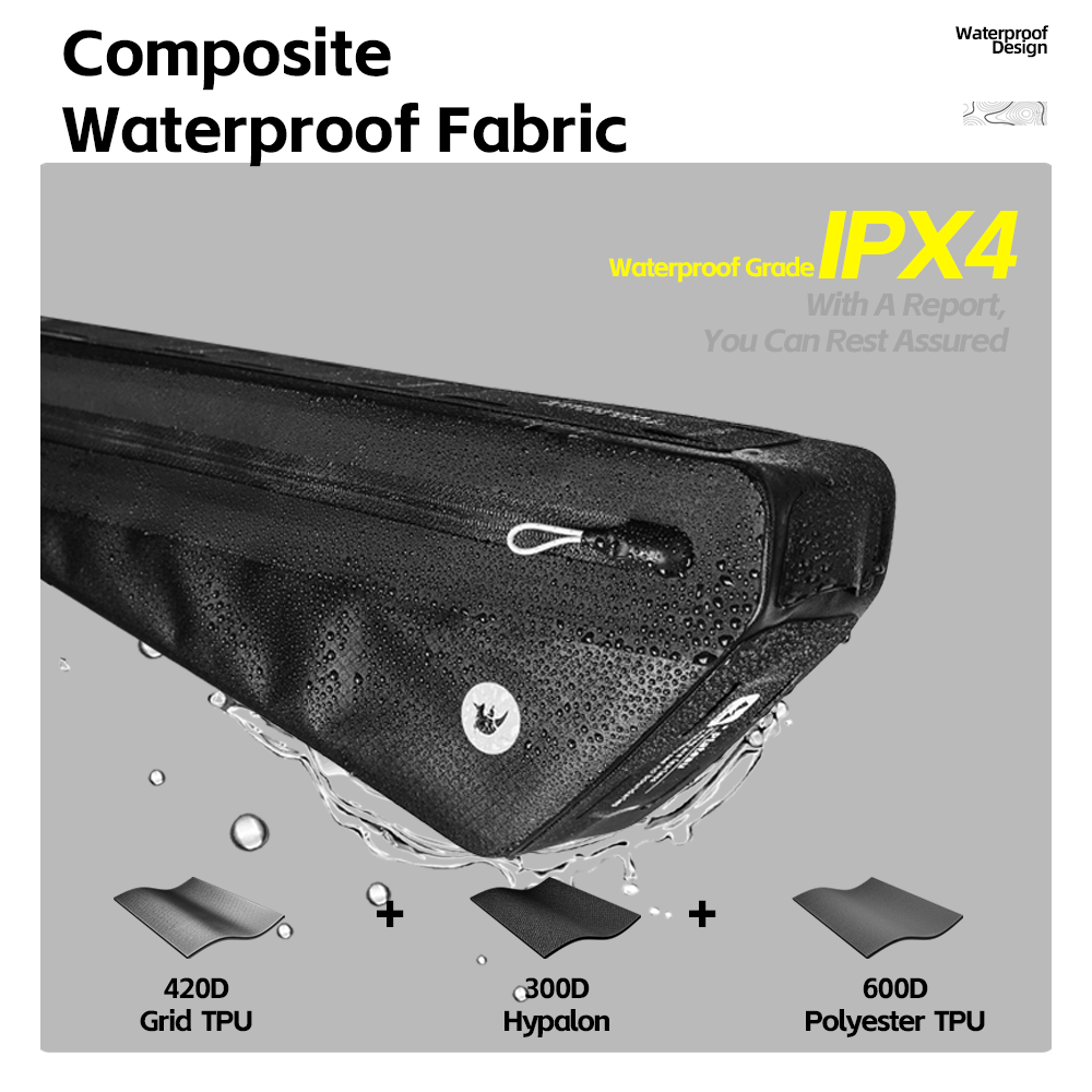 Rhinowalk Bicycle Triangle Bag - Cycling Commuter Backpack Waterproof 评论和价格