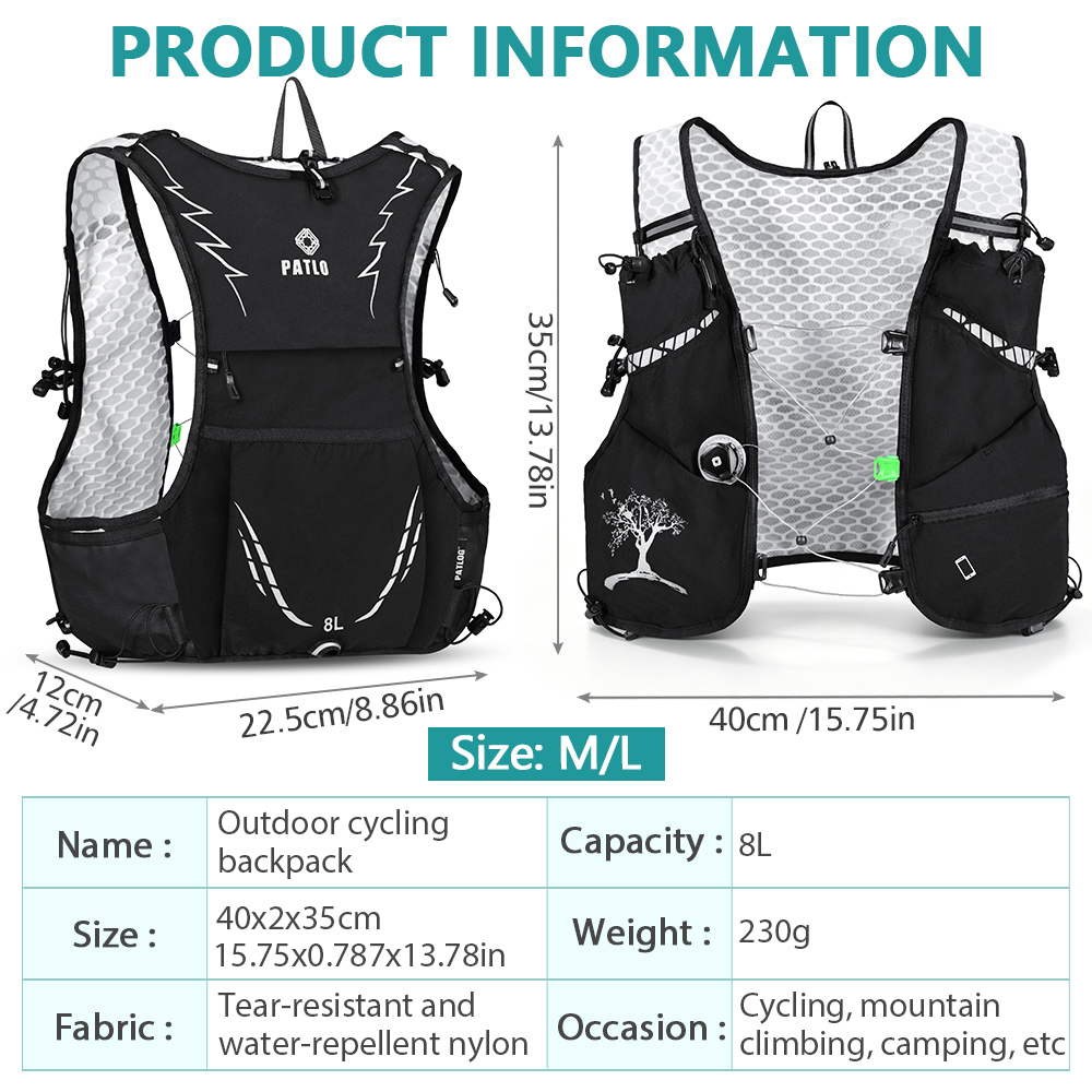 2026 New 8L Outdoor Trail Runn - Cycling Commuter Backpack 评论和价格