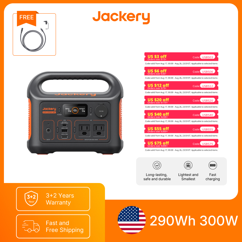 Jackery Portable Power Station - Usb Charger Dynamo 评论和价格