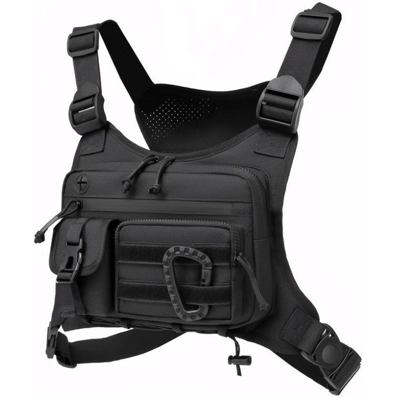 Tactical Chest Bag Men's Vest  - Cycling Commuter Backpack Waterproof 评论和价格
