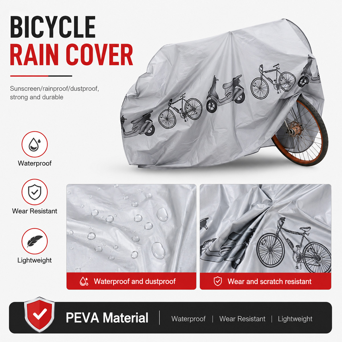 PINMOAP Universal Bicycle Rain - Cycling Commuter Backpack Waterproof 评论和价格