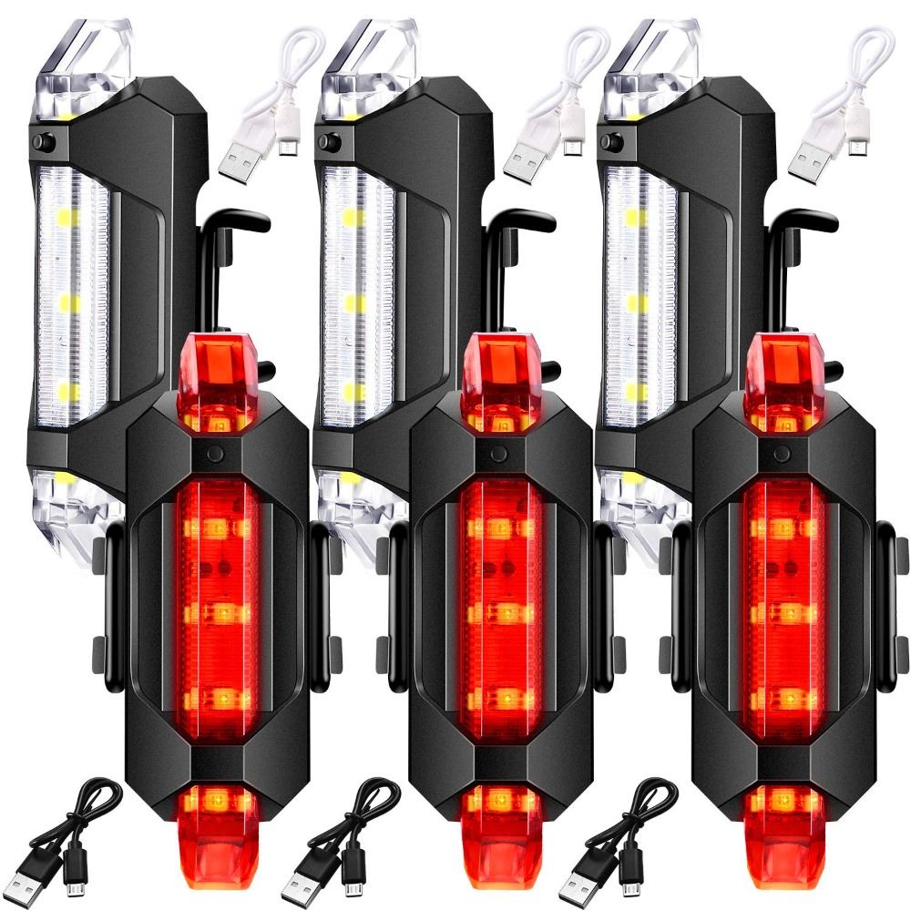 Rear Bicycle Light USB Recharg - Cycling In City 评论和价格