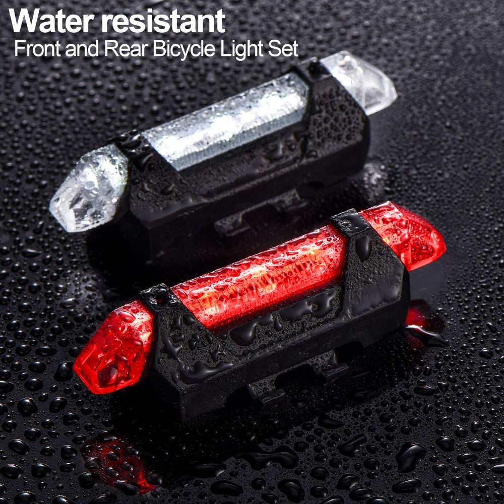 Rear Bicycle Light USB Recharg - Cycling In City 评论和价格