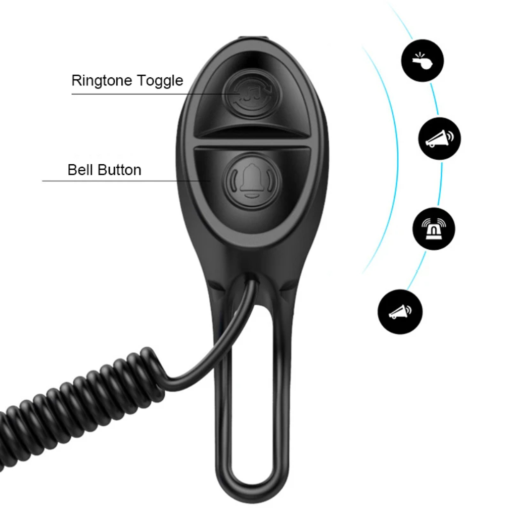 Bicycle Electric Bell USB Rech - Bell Handlebar Ring 评论和价格