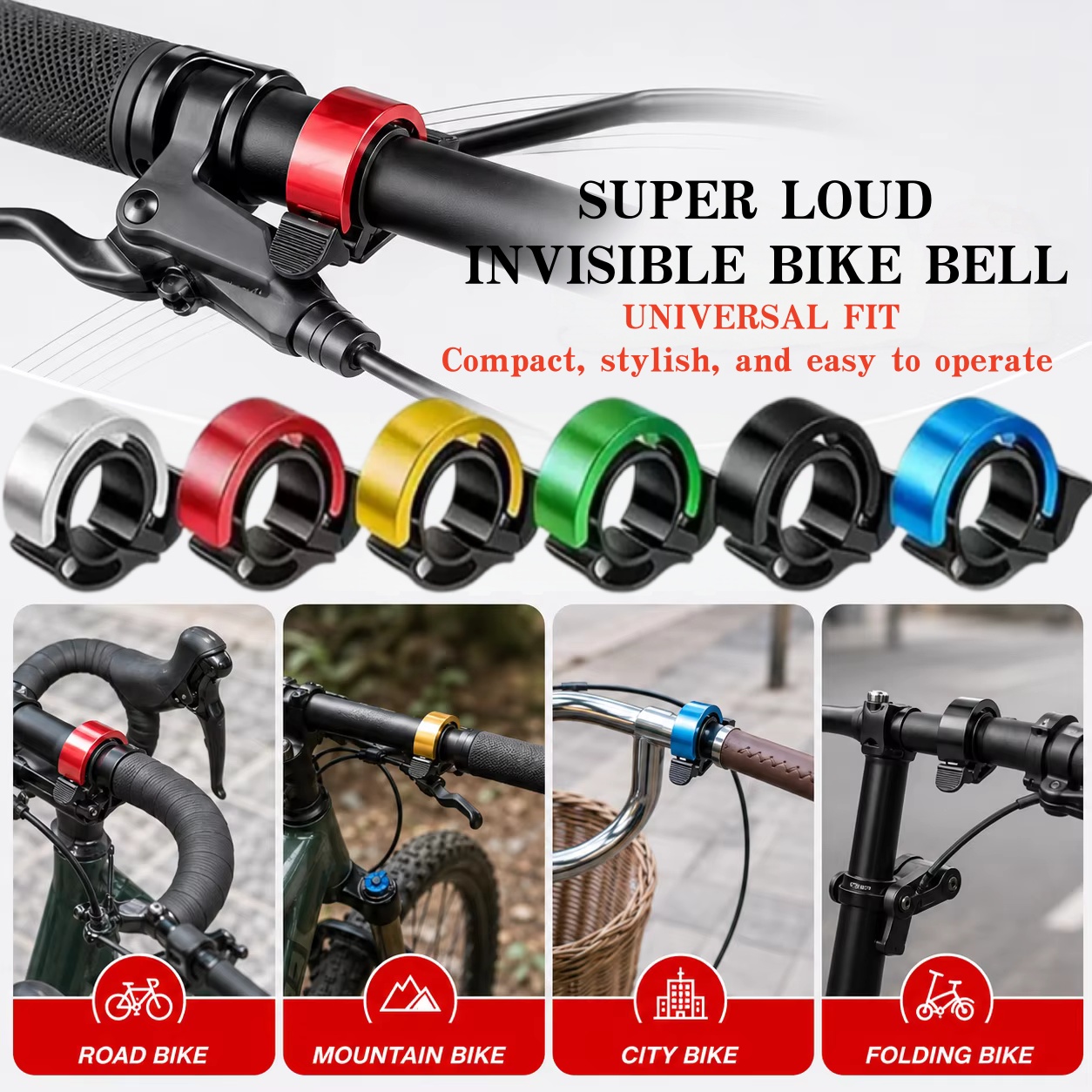 Bicycle Bell MTB Bicycle Horn  - Bell Handlebar Ring 评论和价格