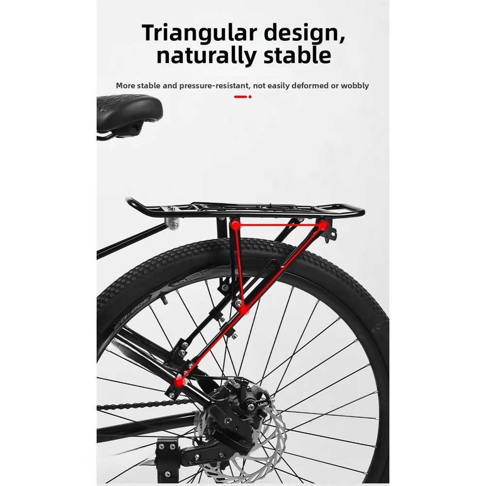 Bike Rear Rack For Disc Brake  - Cargo Rack Aluminum 评论和价格